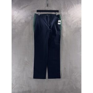Lauren Ralph Lauren Pants Womens Size 6 Blue‎ Side Stripe Straight Leg Trouser